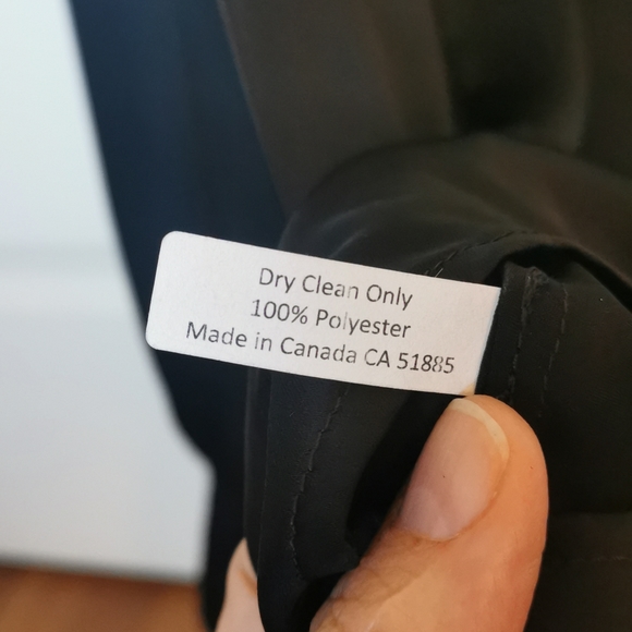 NWOT Black, long sleeve blouse - Picture 8 of 8